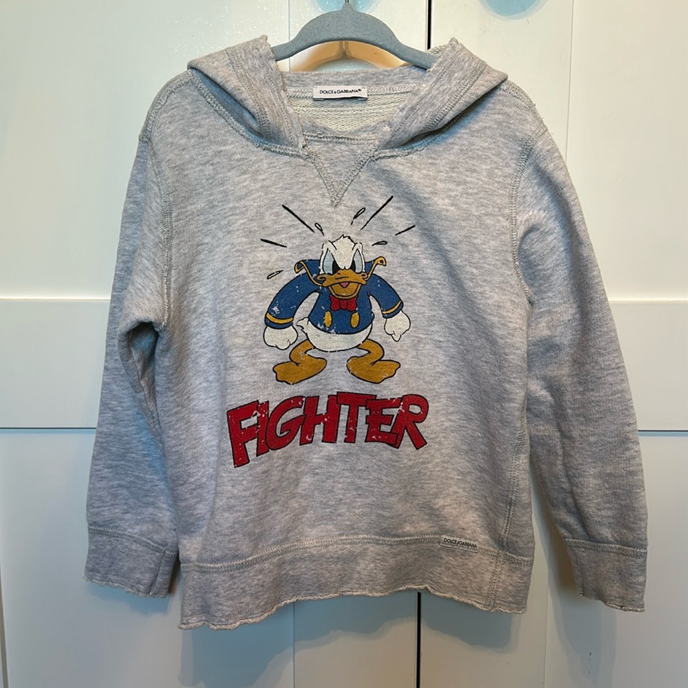 Dolce & Gabbana Donald Duck hoodie. 3-4T